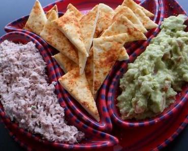 Les nachos et ses tartinades