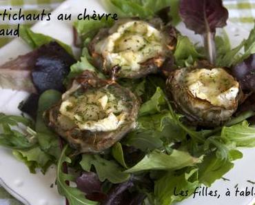 Artichauts au chèvre chaud