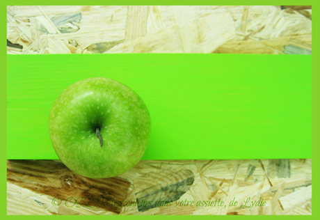 Boisson fraîche de courge verte et pomme Granny aux graines de sésame doré