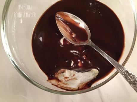 Panna cotta vanille coulis chocolat