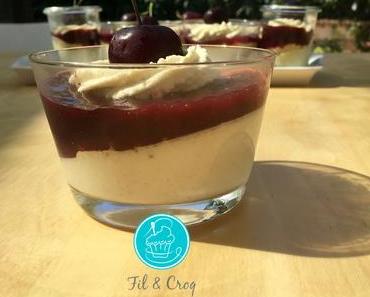 Cerise et pistache en verrine ♨♨♨