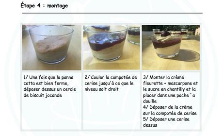 Cerise et pistache en verrine ♨♨♨