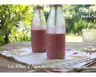 Lassi fraises et menthe