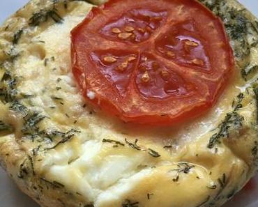 Quiche sans pâte au thon et chèvre