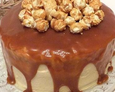 Drip cake gourmand au chocolat et caramel / Chocolat and caramel drip cake