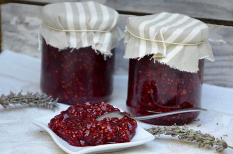 Confiture de framboises des bois