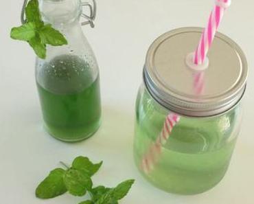 Sirop de menthe fraîche maison