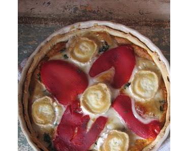 Quiche aux légumes & au chèvre