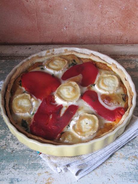 Quiche aux légumes & au chèvre