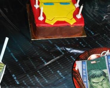 Petit gâteau Iron Man