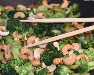 Wok de brocoli aux noix de cajou