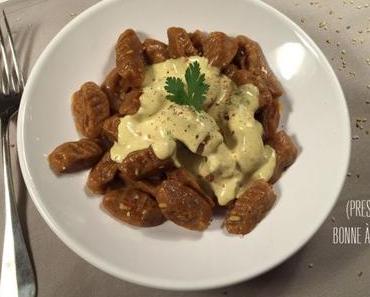 Gnocchis de patates douces sauce curry coco {Régalades en cascade #5}