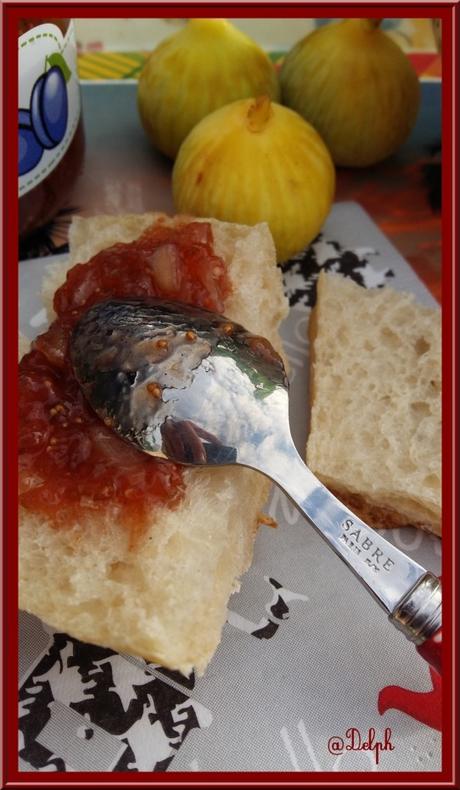 Confiture de figues vanillées et amandes