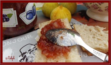 Confiture de figues vanillées et amandes