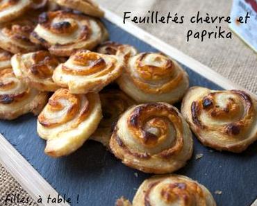 Feuilletés de chèvre au paprika