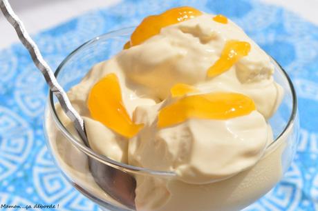 Crème glacée mangue et mascarpone