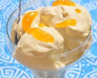 Crème glacée mangue et mascarpone