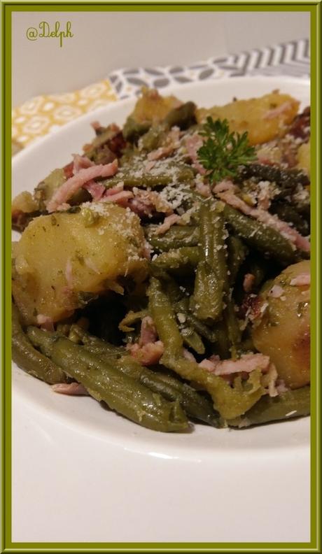 Poêlée de haricots verts et pommes de terre