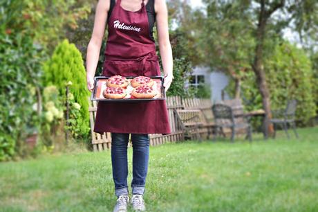 Tartelettes levées framboises et pralines roses