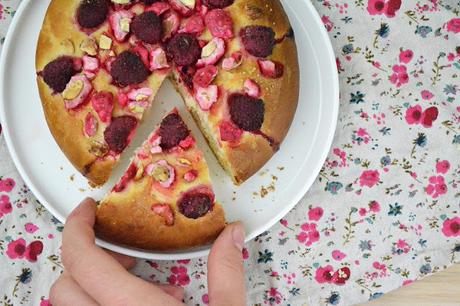 Tartelettes levées framboises et pralines roses