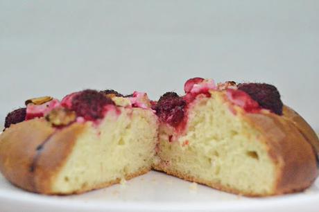 Tartelettes levées framboises et pralines roses