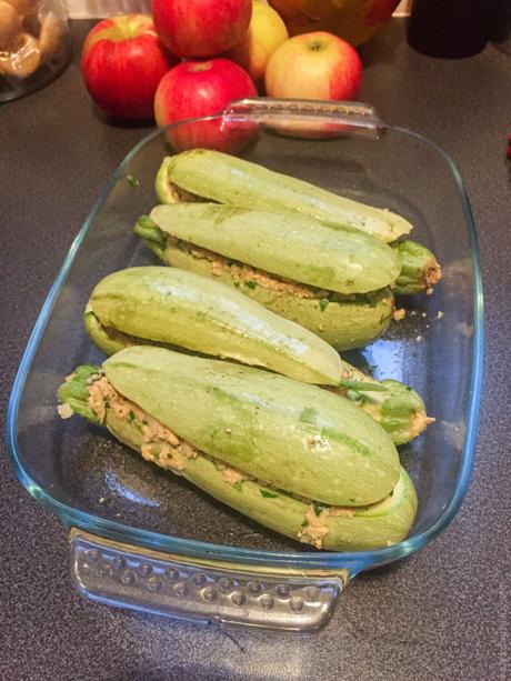 Nouvelle farce – Courgettes farcies