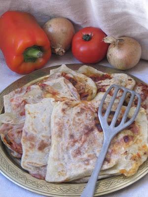 Hajeb (crêpes farcies aux légumes)