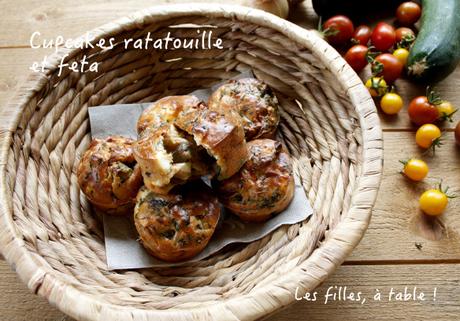 Cupcakes ratatouille et feta