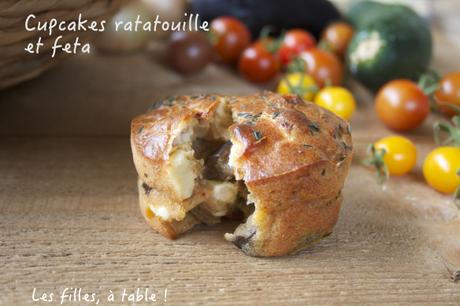 Cupcakes ratatouille et feta