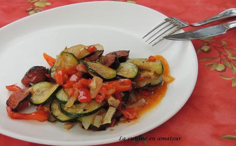 Légumes au chorizo