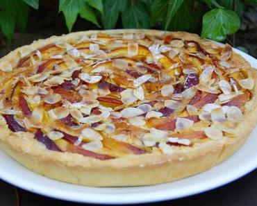 Tarte amandine aux nectarines