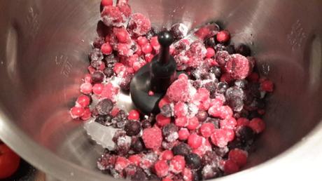 Sorbet aux fruits rouges