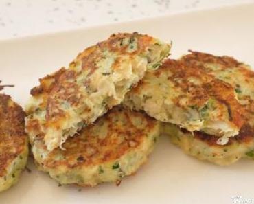 Galettes de poulet et courgettes