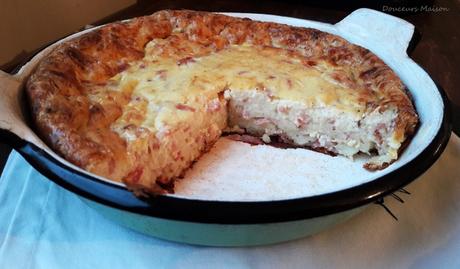 quiche sans pâte coupée