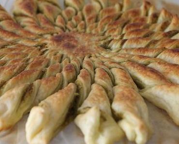 Tarte soleil pesto