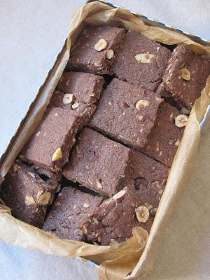 Sablés au chocolat, noisettes & amandes