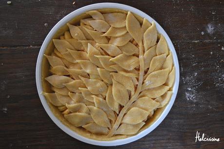 Décoration de pâte pour tarte