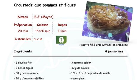 Ça croustille pour le dessert : croustade aux pommes et figues ♨♨