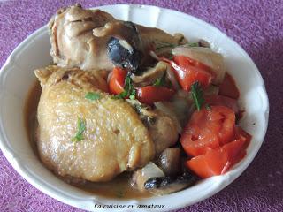 Poulet façon marengo