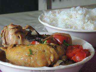 Poulet façon marengo