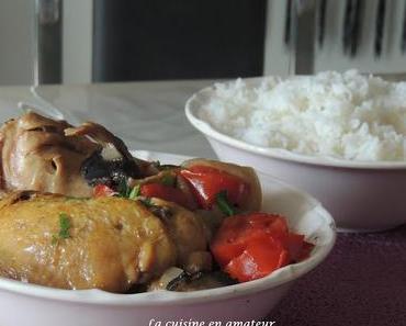 Poulet façon marengo