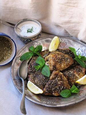 Poulet au zaatar