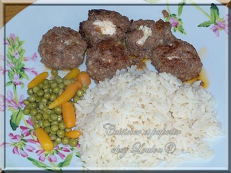 Boulettes de viande au fromage