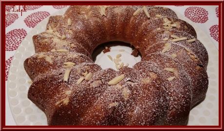 Gâteau moelleux amandes et miel