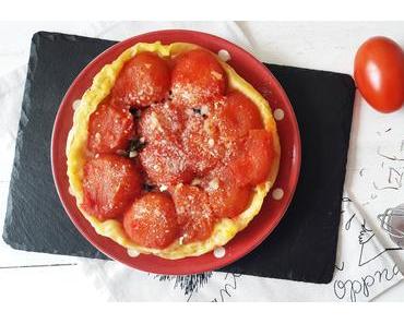 Tarte Tatin Tomate Chèvre et Safran