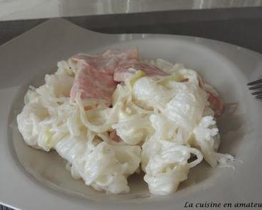 Spaghettis de Konjac au bacon