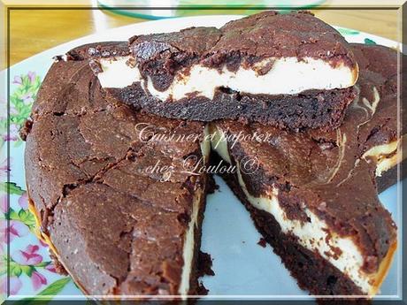 Brownie cheesecake