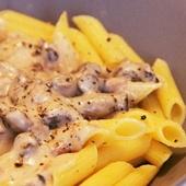 Penne aux champignons et porto