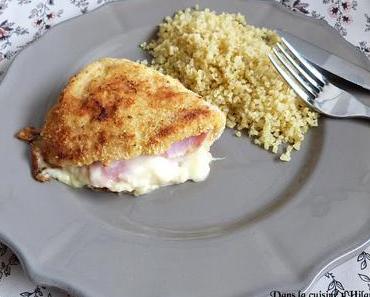 Cordon bleu maison / Homemade turkey cordon bleu