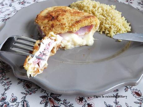 Cordon bleu maison / Homemade turkey cordon bleu